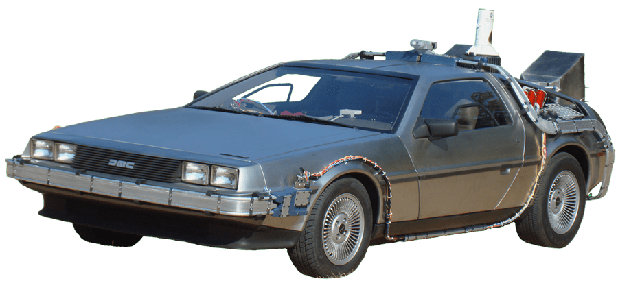 DeLorean Time Machine Blank Meme Template