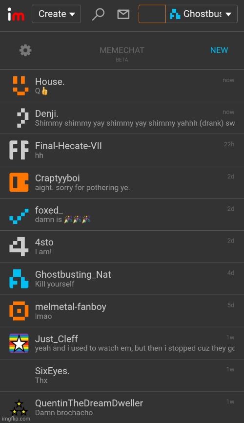 Pay attention to the memechats you cretins | made w/ Imgflip meme maker