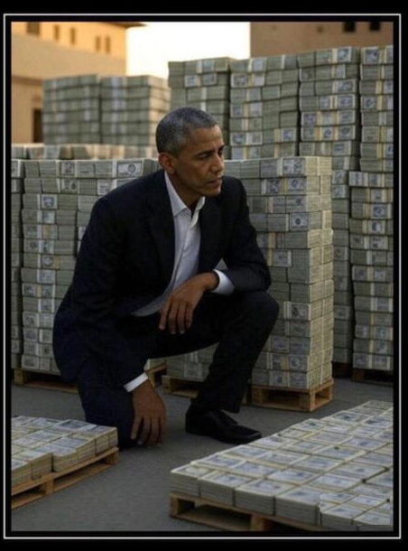 High Quality Obama Iran cash Blank Meme Template