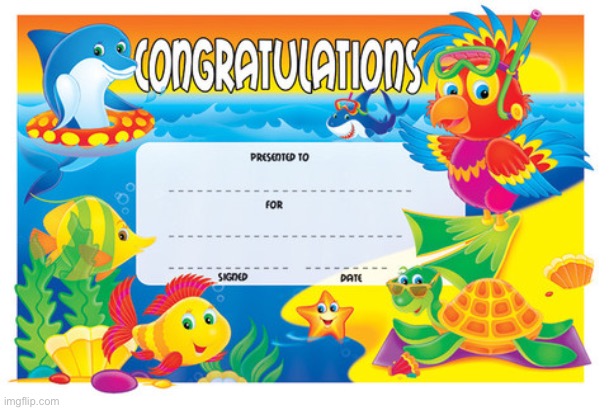 Congratulations | image tagged in congratulations | made w/ Imgflip meme maker