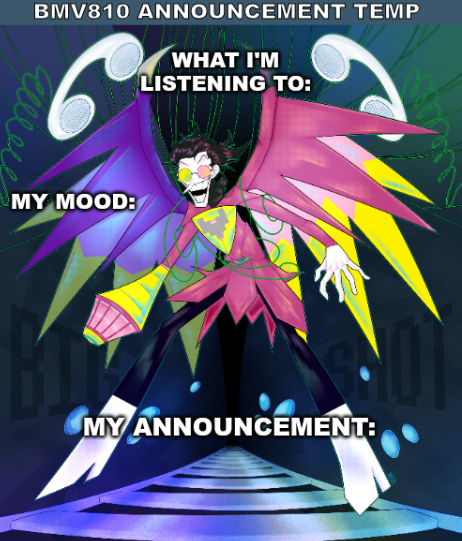 High Quality BMV810 Announcement Temp Blank Meme Template