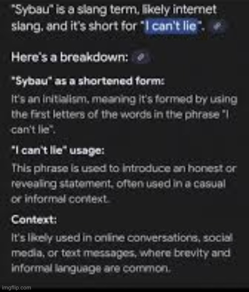 sybau | made w/ Imgflip meme maker