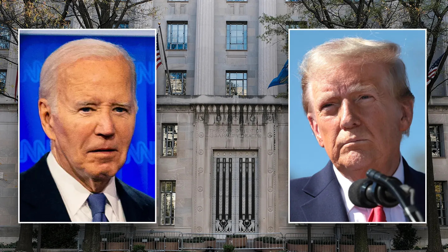 difference between Biden & Trump DOJ Blank Meme Template