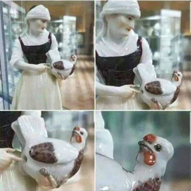 You Have to Wait Chicken Blank Meme Template