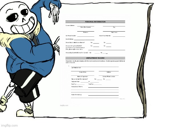 The mystical job application. Get jumpscared. | made w/ Imgflip meme maker