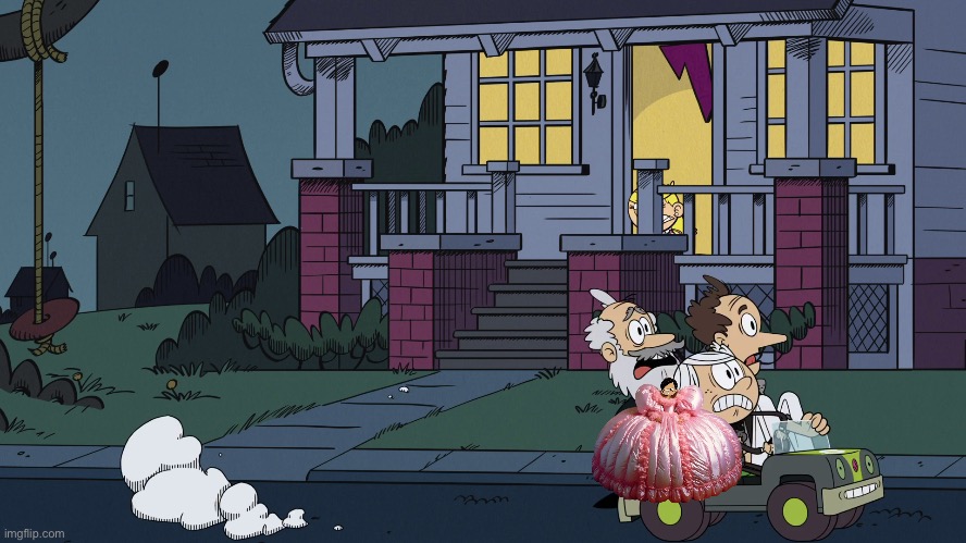 Ronniecoln Goes on a Joyride | image tagged in the loud house,lincoln loud,nickelodeon,ronnie anne,ronnie anne santiago,car | made w/ Imgflip meme maker