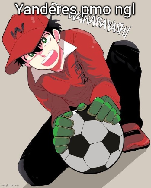 Genzo Wakabayashi | Yanderes pmo ngl | image tagged in genzo wakabayashi | made w/ Imgflip meme maker
