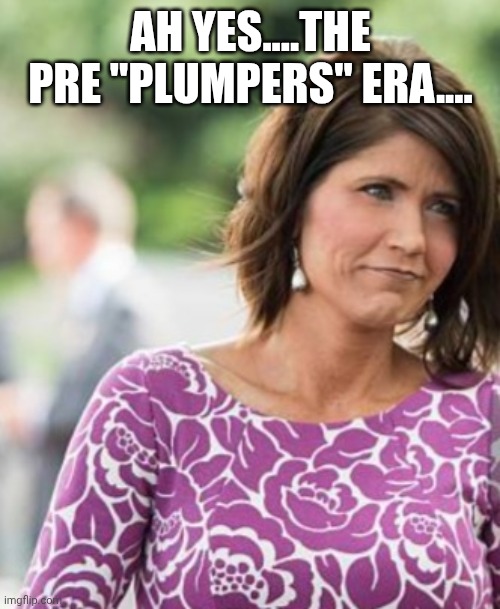 AH YES....THE PRE "PLUMPERS" ERA.... | made w/ Imgflip meme maker