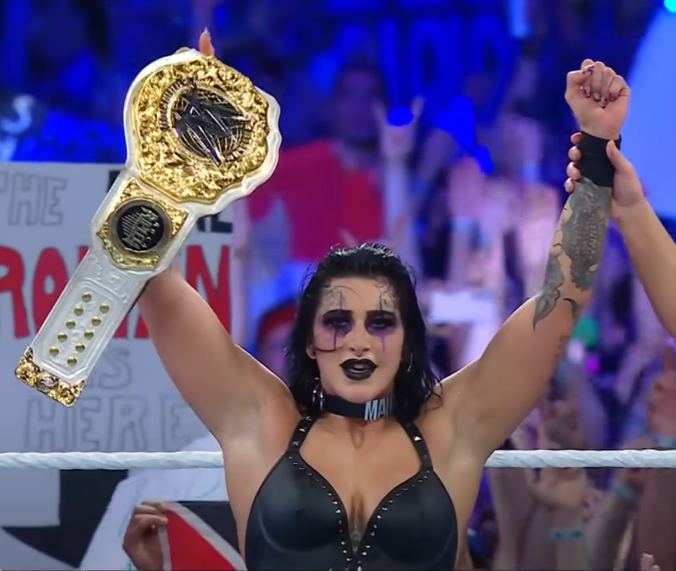 Rhea Ripley Champion Blank Meme Template