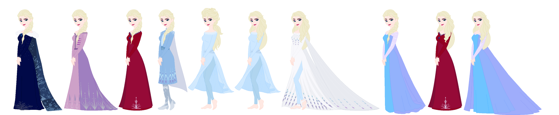 Elsa's Wardrobe Blank Meme Template