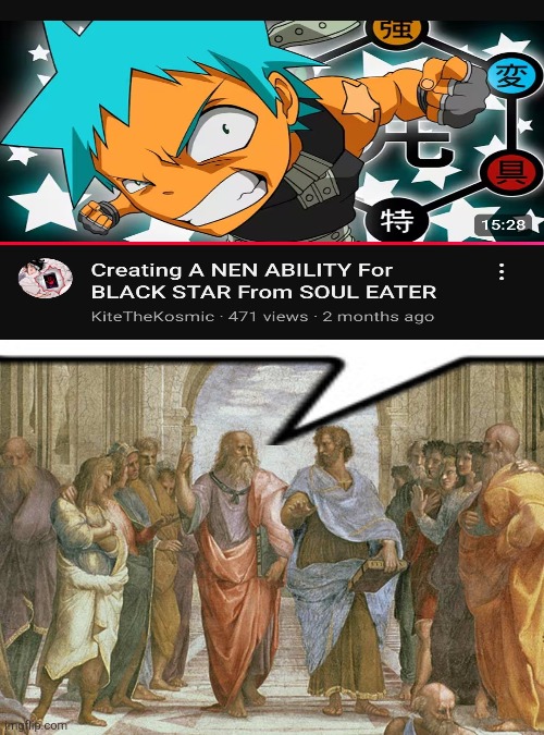 Philosophers discussing | image tagged in philosophers discussing,memes,anime meme,shitpost,lol,hunter x hunter | made w/ Imgflip meme maker