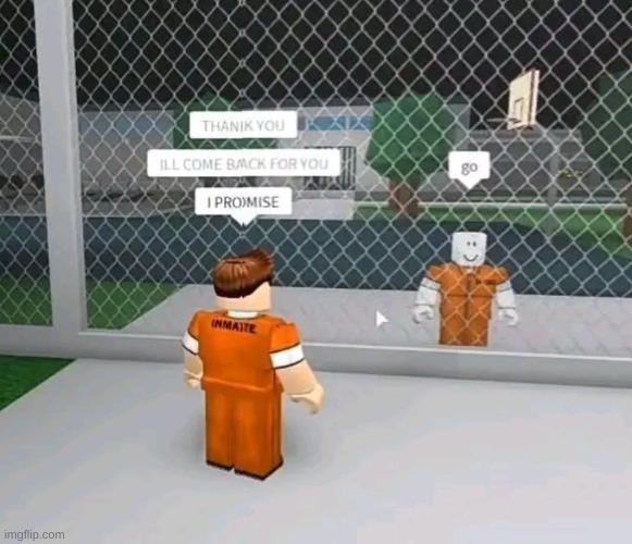 powerful Roblox moment | image tagged in roblox,prison life | made w/ Imgflip meme maker