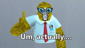 gorilla tag Blank Meme Template