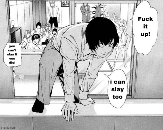 its close enough to the actual death note script | made w/ Imgflip meme maker