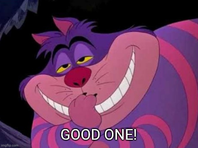 Clever | GOOD ONE! | image tagged in clever | made w/ Imgflip meme maker