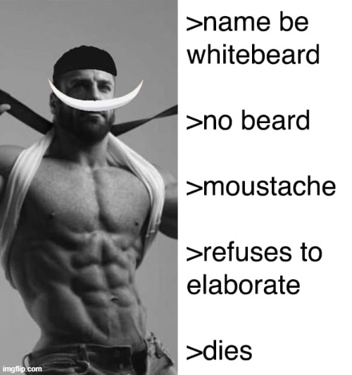 whitebeard's the goat fr fr | image tagged in memes | made w/ Imgflip meme maker