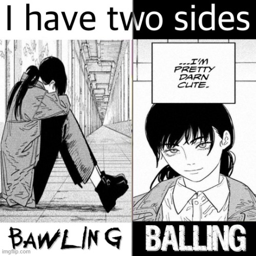i feel sad sometimes, then i remember im the goat fr fr | image tagged in memes,chainsaw man,asa mitaka | made w/ Imgflip meme maker