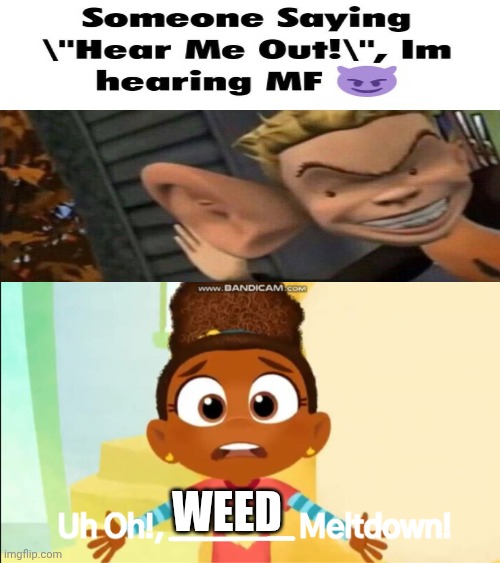 Me Ruining A Fill In Meme #108 | WEED | image tagged in ruin this fill in meme 108 | made w/ Imgflip meme maker