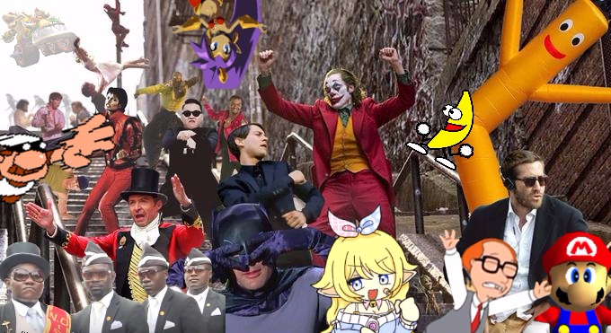 Joker Stairs (Chaotic Edition) Blank Meme Template
