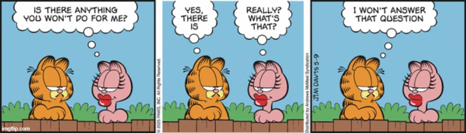 Garfield | image tagged in comics | made w/ Imgflip meme maker