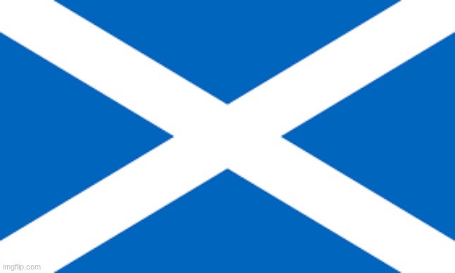 image tagged in scottish flag | made w/ Imgflip meme maker