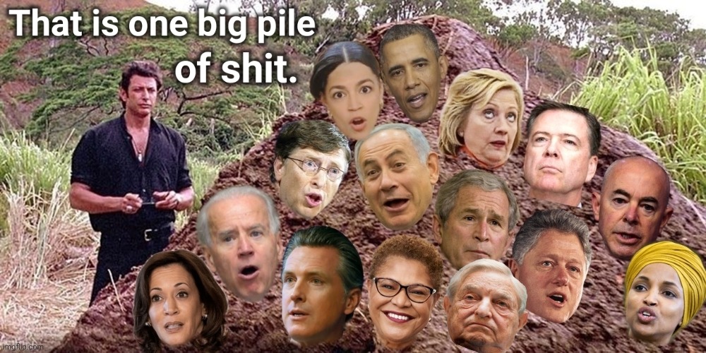 That is one big pile of shit. | image tagged in political meme,shit,disrespect,scumbag government,funny meme,deep state | made w/ Imgflip meme maker