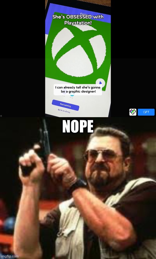 NOPE | image tagged in man loading gun | made w/ Imgflip meme maker