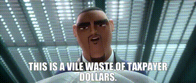 This is a Vile Waste of Taxpayer Dollars Blank Meme Template