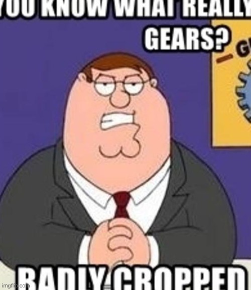 Badly cropped memes grind my gears | image tagged in badly cropped memes grind my gears | made w/ Imgflip meme maker