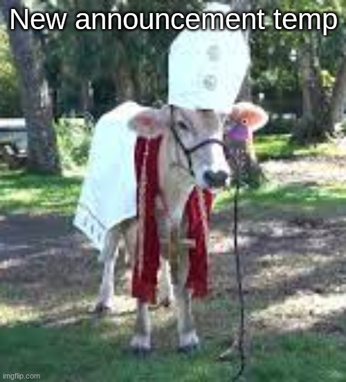 HOLY COW! | New announcement temp | image tagged in holy cow | made w/ Imgflip meme maker