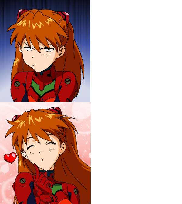 High Quality Asuka Drake Blank Meme Template