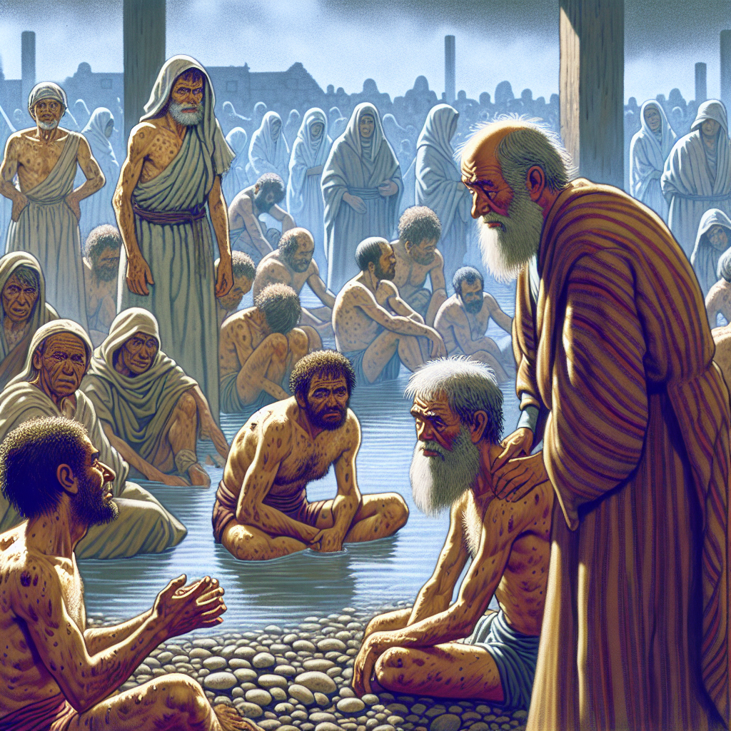 And there were many lepers in Israel in the time of the prophet Blank Meme Template