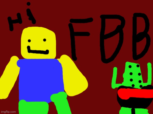Here's my Cover image idea for FBB (Forsaken But Bad) Upvotes if you like it | image tagged in forsaken but bad,cover,drawing | made w/ Imgflip meme maker