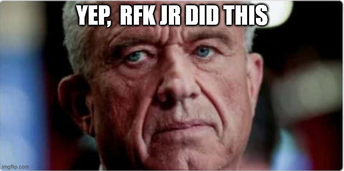 YEP,  RFK JR DID THIS | made w/ Imgflip meme maker