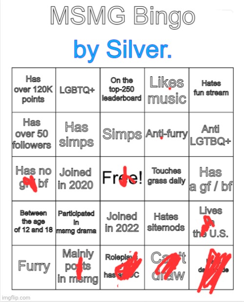 I didn't even know there was a light mode | image tagged in silver 's msmg bingo | made w/ Imgflip meme maker
