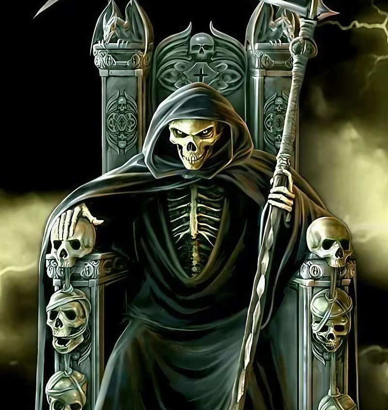 Badass friggin edgy skeleton Blank Meme Template