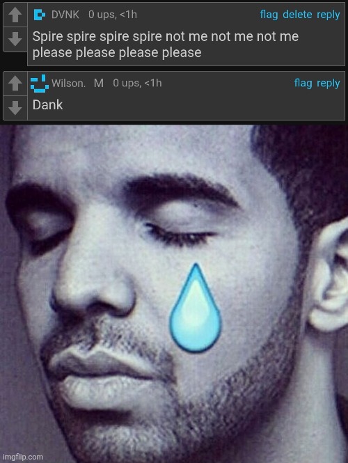 image tagged in drake tears | made w/ Imgflip meme maker