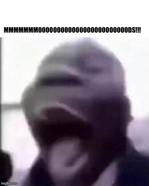 for the love of god another guy screaming | MMMMMMMOOOOOOOOOOOOOOOOOOOOOOOODS!!! | image tagged in for the love of god another guy screaming | made w/ Imgflip meme maker