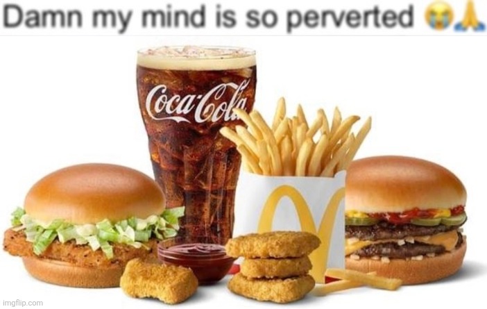 Bro did a whole backflip | image tagged in stupid mcdonald meal deal | made w/ Imgflip meme maker