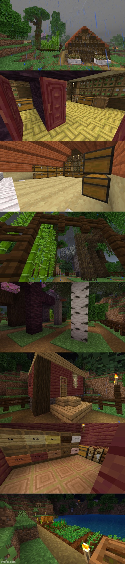 Minecraft Forever World/Nuts Challenge Part 1 - the Wood Age (details in comments) | image tagged in forever world | made w/ Imgflip meme maker