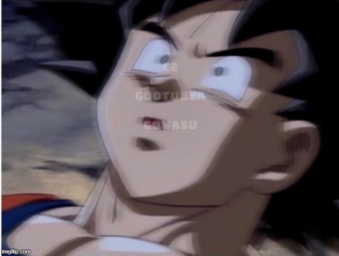 Surprised Goku | image tagged in surprised goku | made w/ Imgflip meme maker