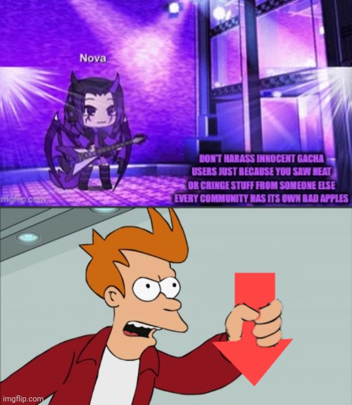 image tagged in shut up and take my downvote | made w/ Imgflip meme maker