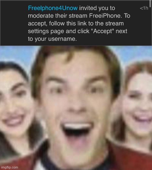 WOWIE A FREE IPHONE I HAVE NEVER OWNED ONE BECAUSE IM SO POOR | image tagged in game theory mental illness | made w/ Imgflip meme maker