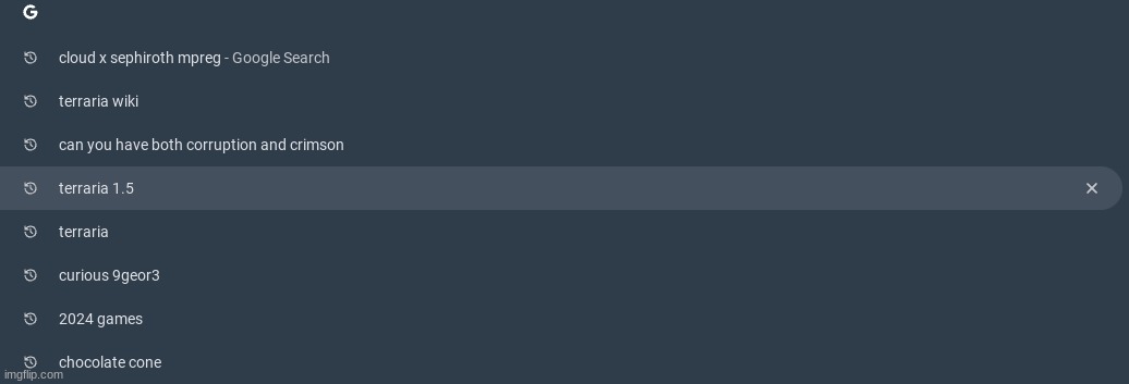 recent searches reveal | made w/ Imgflip meme maker