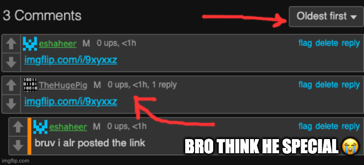 BRO THINK HE SPECIAL 😭 | made w/ Imgflip meme maker