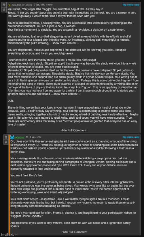 copypasta vs copypasta | made w/ Imgflip meme maker