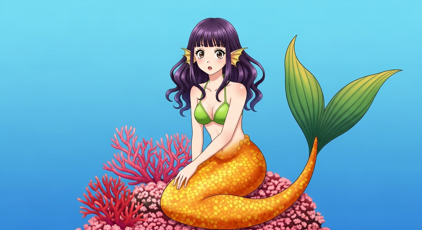 mermaid faye valentine Blank Meme Template