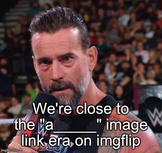 CM Punk | We're close to the "a_____" image link era on imgflip | image tagged in cm punk | made w/ Imgflip meme maker