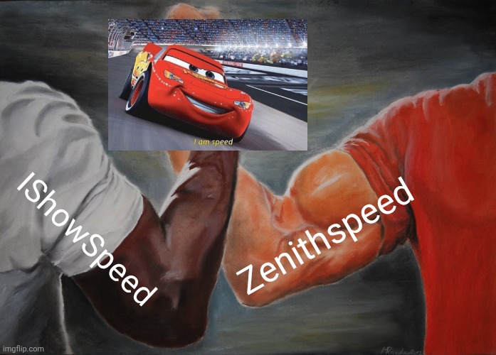 Epic Handshake | IShowSpeed; Zenithspeed | image tagged in memes,epic handshake | made w/ Imgflip meme maker
