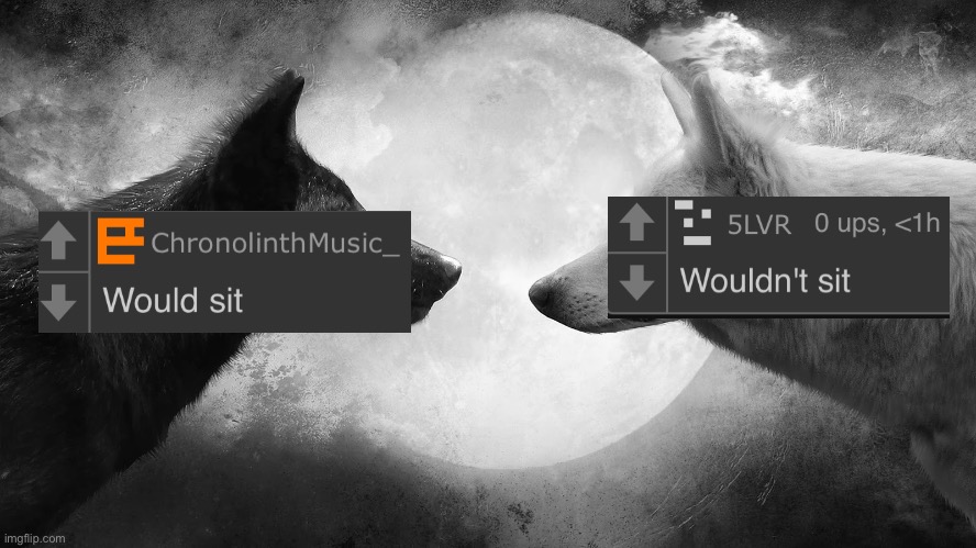 You have two wolves | image tagged in you have two wolves | made w/ Imgflip meme maker